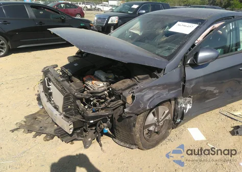 2020 Hyundai Ioniq Hybrid Blue из США, поврежденный, VIN KMHC65LC3LU201088